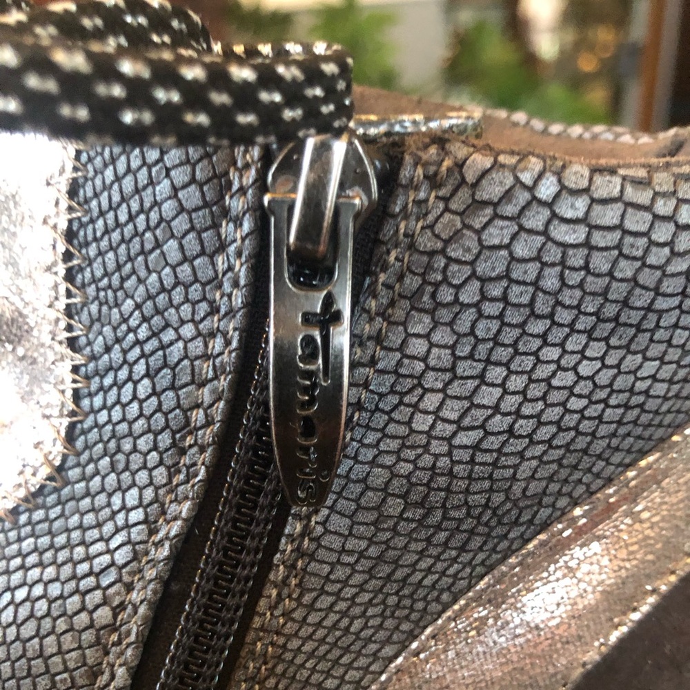 Tamaris Metallic Sneakers 38/8 - Picture 8 of 10